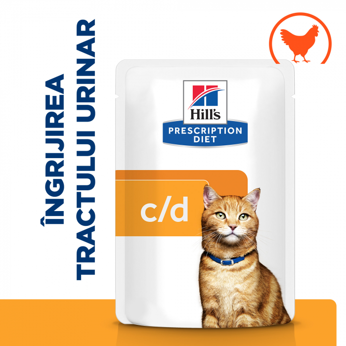 Hill's PD Feline C/D Chicken 85 g (plic) [2]