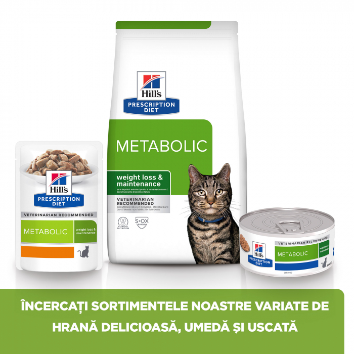 Hill’s PD Metabolic Weight Management  hrana pentru pisici 85 g (plic) x 12 plicuri [8]