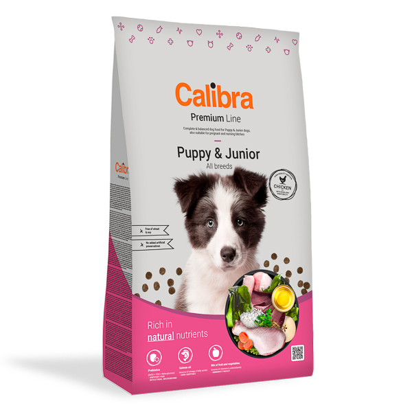 Hrana uscata caini Calibra Dog Premium Line Puppy & Junior 12 kg [1]