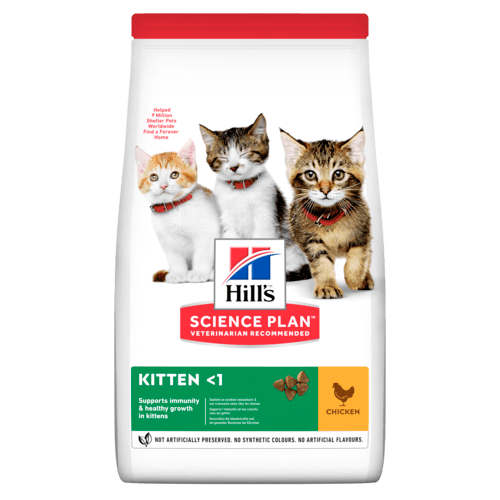 Hrană uscată pentru pisici Hills Kitten cu pui 7kg [1]