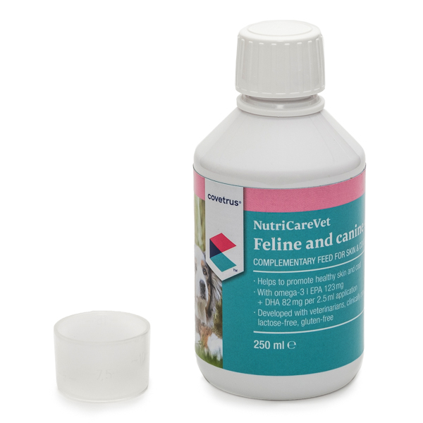 NutriCareVet Canine & Feline Supplement for Skin & Coat Support Liquid 250 ml [3]