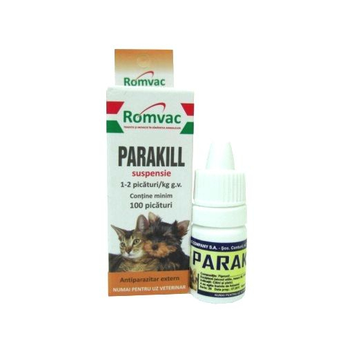 Soluție antiparazitară externă tip picături pentru câini și pisici Parakill 5 ml [1]