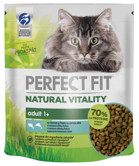 Perfect Fit Natural Vitality cu somon 650g [1]