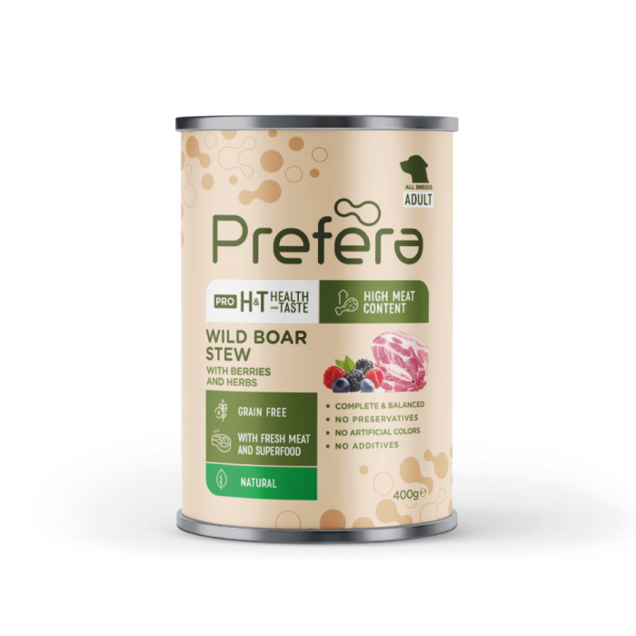 Prefera Coarse pate with wild boar, berries and herbs 400 gr [1]
