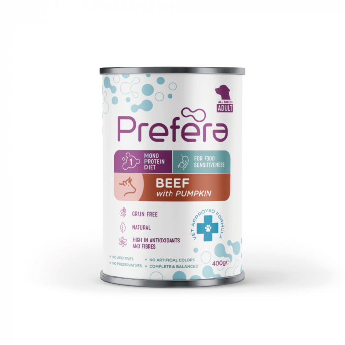 Prefera MPD Adult- beef and pumpkin 400gr [1]