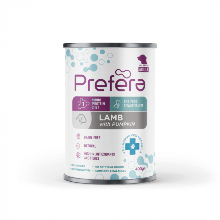 Prefera MPD Adult- lamb and pumpkin 400gr [1]