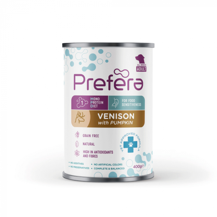 Prefera MPD Adult- venison and pumpkin 400gr [1]