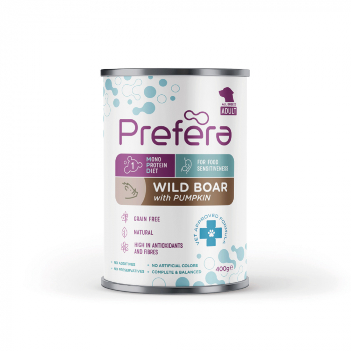 Prefera MPD Adult- wild boar and pumpkin 400gr [1]