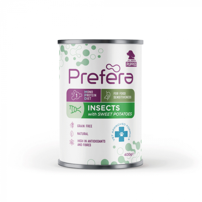 Prefera MPD Puppies- insects and sweet potatoes 400gr [1]