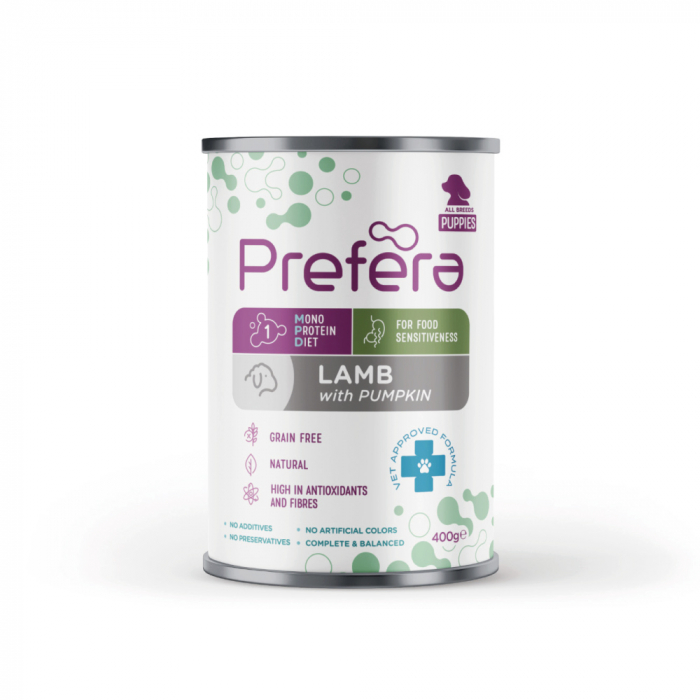 Prefera MPD Puppies- lamb and pumpkin 400gr [1]