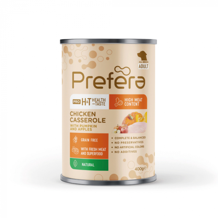 Prefera Pro HandT Adult- chicken casserole 400gr [1]