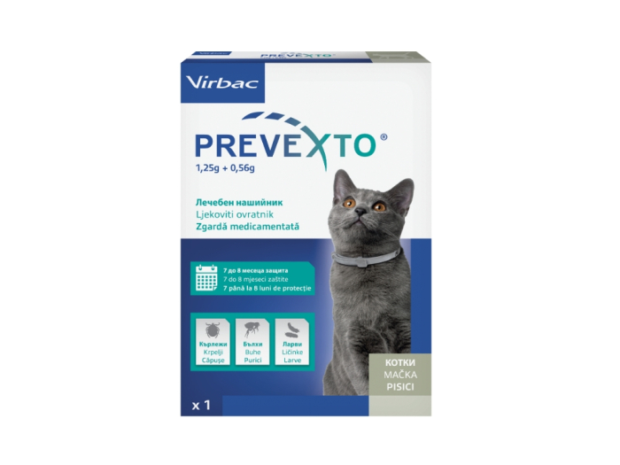 PreveXto Zgardă Antiparazitară Pisici 38 cm – Protecție până la 8 Luni [2]
