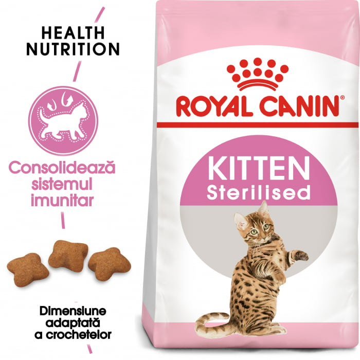 Royal Canin Kitten Sterilised hrana uscata pisica sterilizata junior, 400 g [1]