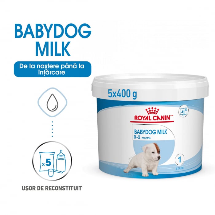 400g Royal Canin Babydog Milk inlocuitor lapte matern caine [5]