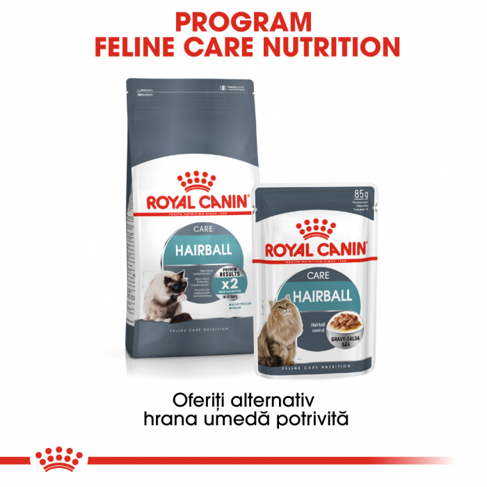 Royal Canin Hairball Care Adult hrana umeda pisica pentru controlul ghemurilor de blana, 12 x 85 g [4]