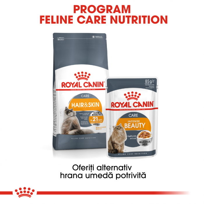 Royal Canin Intense Beauty Care Adult hrana umeda in aspic pisica pentru piele si blana sanatoase, 12 x 85 g [4]