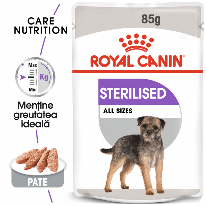 12 x 85g Royal Canin Sterilised Adult hrana umeda caine sterilizat [9]
