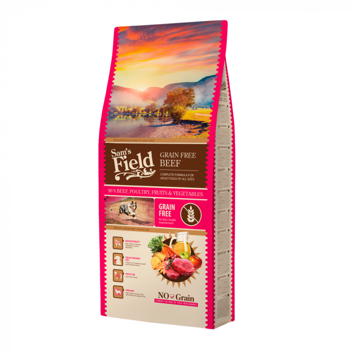 Sam's field adult grain-free beef 13kg [1]