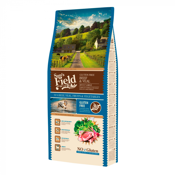 Sam's field adult large beef and veal 13kg [1]