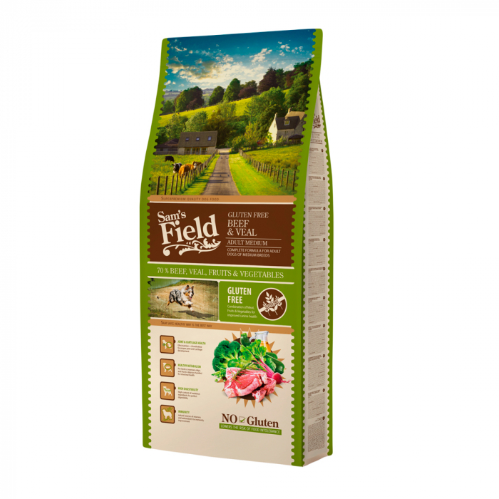 Sam's field adult medium beef and veal 13kg [1]
