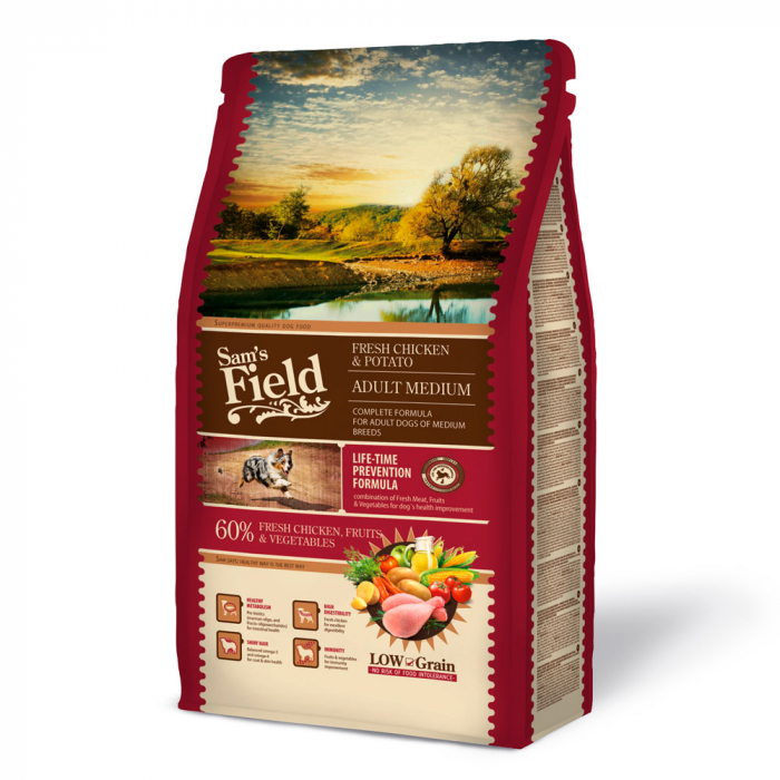 Sam's field fresh chicken and potato adult medium 2,5kg [1]