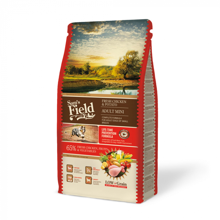 Sam's field fresh chicken and potato adult mini 8kg [1]