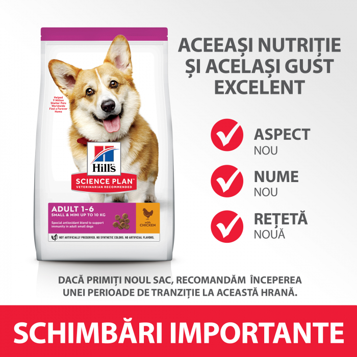 SCIENCE PLAN ADULT SMALL & MINI  hrană pentru câini cu pui 3 kg [6]