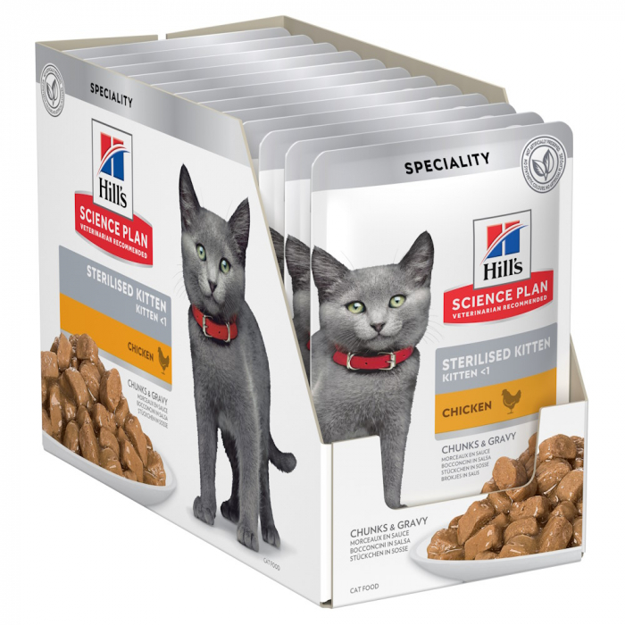 SP FELINE KITTEN STERILISED CHK 12x85 G (PLICURI) [1]