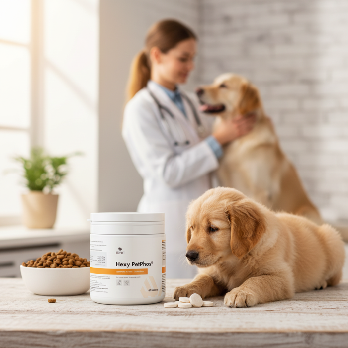 Supliment nutritiv pentru caini Hexy Pet Phos 60 tablete [2]