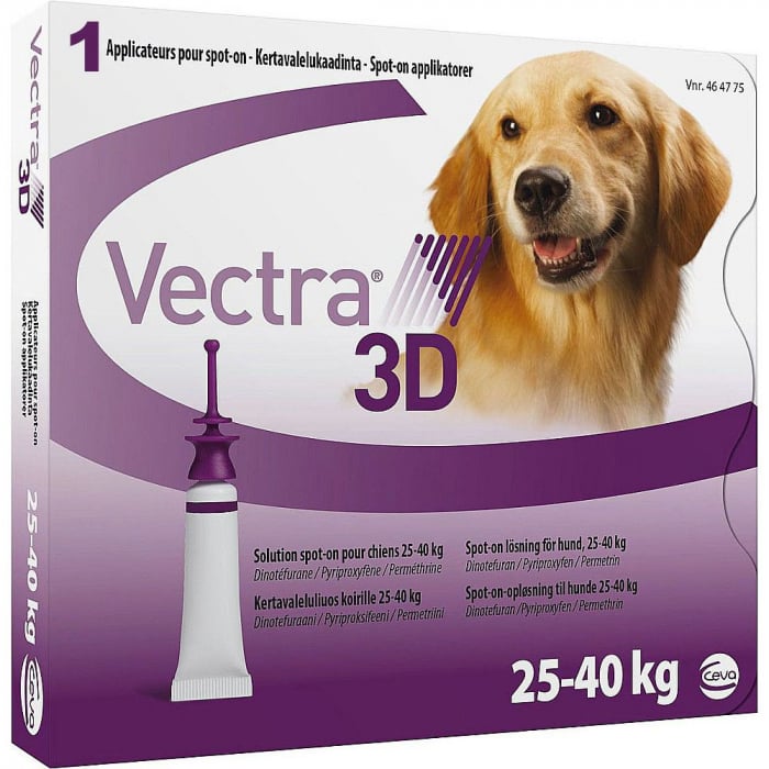 Deparazitare externă pentru câini VECTRA 3D DOG 25-40 KG - 1 pipetă [1]