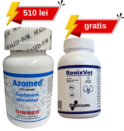Winter sale - Pachet Azomed 120 capsule + cadou RenixVet
