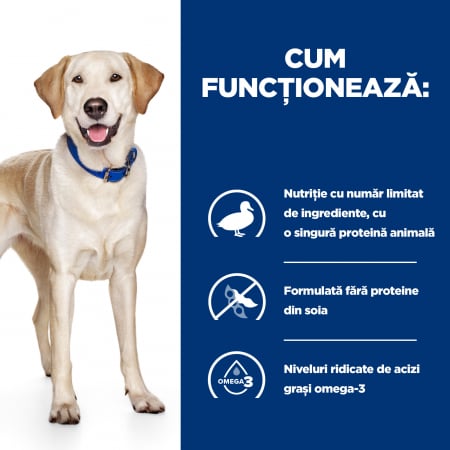 1.5 kg Hill's PD Canine D/D Duck & Rice, hrana uscata dieteta veterinara pentru caini [8]