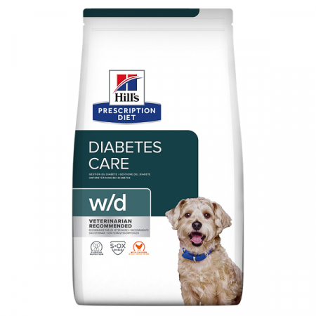 HILLS PD - 1.5kg Hill's PD Canine W/D, hrană uscată pentru câini cu probleme de greutate și diabet