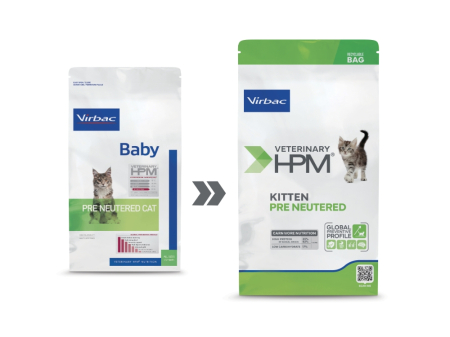 VIRBAC - 1.5kg Virbac HPM Baby Pre Neutered Cat, hrana uscata pentru pisici