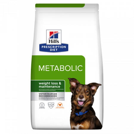 HILLS PD - 12kg Hill's PD Canine Metabolic, hrană uscată dietă veterinară pentru câini cu probleme de greutate
