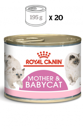 PENTRU PISICI - 20 x Royal Canin Mother & BabyCat hrana umeda pisica mama si puii pana la 4 luni, 195 g