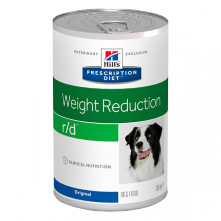 PENTRU CÂINI - 350g Hill's PD Canine R/D, hrană umedă dietă veterinară pentru câini cu probleme de greutate