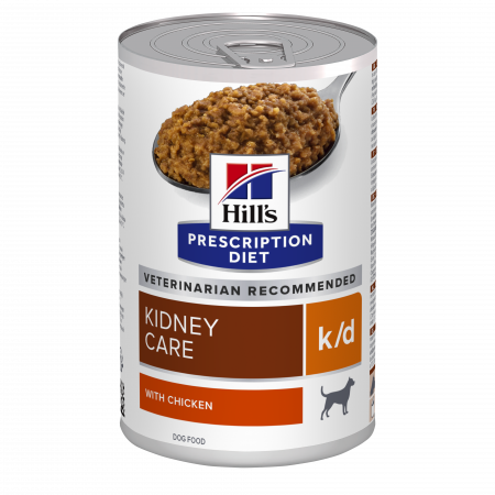 Produse - 350g Hill's PD Canine K/D hrană umedă dietă veterinară pentru câini cu probleme renale