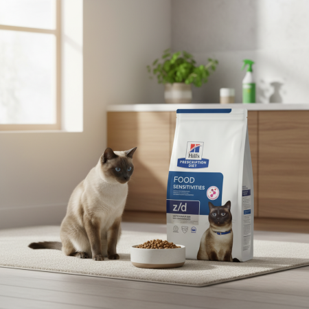 3kg Hrana uscata dieta antialergica Hills PD Feline Z/D [2]
