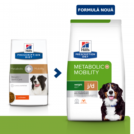 4kg Hill's PD Canine Metabolic Plus Mobility, hrană uscată dietă veterinară pentru câini cu probleme articulare [3]