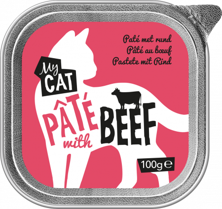 Produse - MyCat Pate cu vită 100g