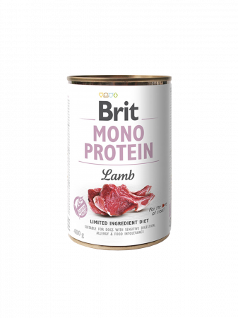 Hrană umedă pentru câini Brit Mono Protein Miel 400g [0]