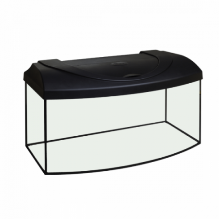 ACVARISTICĂ - Acvariu din sticla Diversa LED 80 Curb Negru 112 L 80x35x40cm