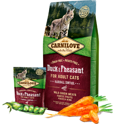 Carnilove Duck and Pheasant Cats Hairball Control 6 kg [1]