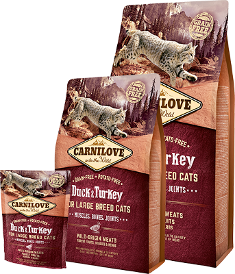 Carnilove Duck and Turkey Large Breed Cats 6 kg [0]