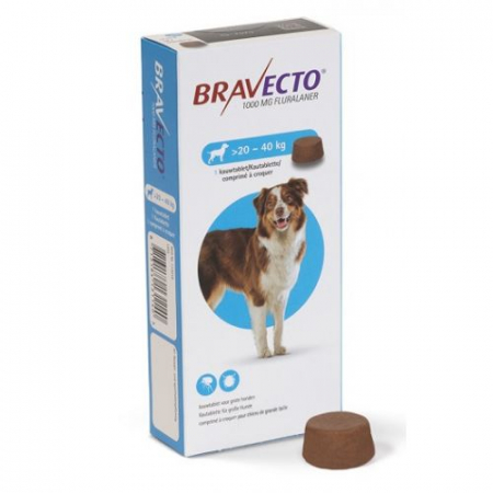 Comprimat deparazitare externă câini de 20 - 40 kg - Bravecto [0]