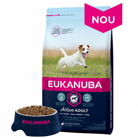 Eukanuba ADULT  SMALL  cu PUI <10kg: +1-8 ani, 12 kg [0]