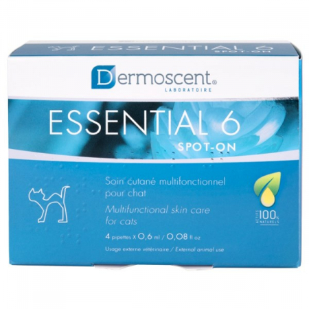 Dermoscent Essential 6 Spot-on pisica 4 pipete [1]