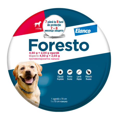 Produse - Zgarda antiparazitara pentru caini mari - Foresto - VetPet-Shop
