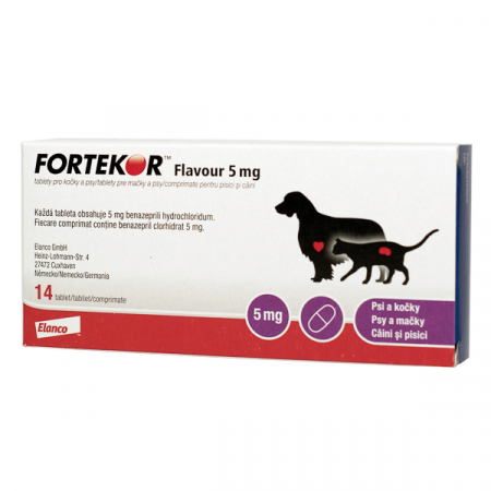 NUTRACEUTICE - FORTEKOR FLAVOUR DOG 5 MG *14 TB(5-20KG)